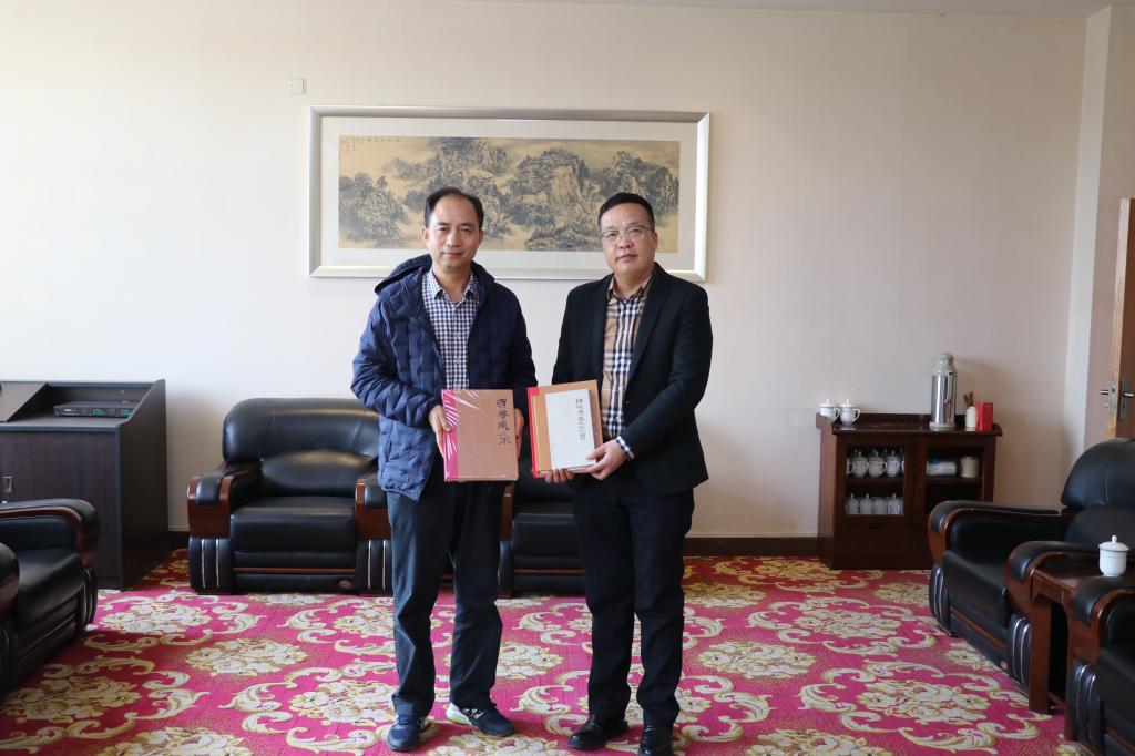 渭南市政协主席陈俊哲一行莅临我校调研指导工作